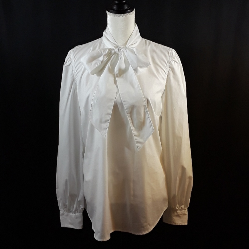 Ralph Lauren Bow-Neck Blouse